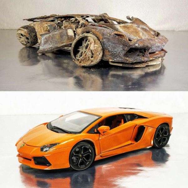 Фотографии до и после полного восстановления ржавых и брошенных моделей машин (17 фото)